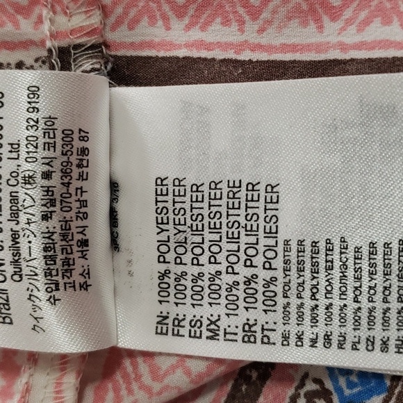 Roxy. Pink Multi-Colored Sundress; Front Zipper; Pleated Bodice. Size M. EUC - Picture 13 of 14